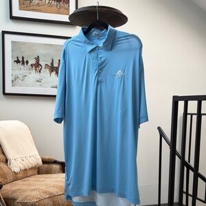 Peter Millar Men's Blue Polo Shirt